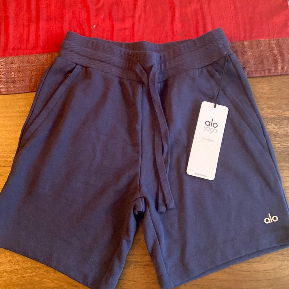 Alo Men’s Shorts.  Navy Blue.  New with tags.